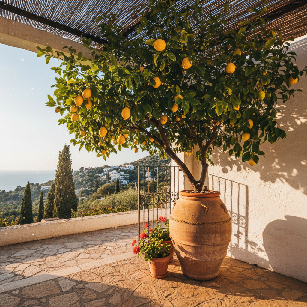 Limonero en maceta